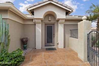 Beautiful home with a casita, courtyard & pool located in the on Tuscany Falls At Pebble Creek in Arizona - for sale on GolfHomes.com, golf home, golf lot