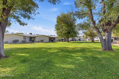 Step into your private sanctuary in the highly coveted 55+ Palm on Sun City-Willow Creek / Willow Brook  in Arizona - for sale on GolfHomes.com, golf home, golf lot