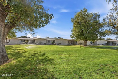 Step into your private sanctuary in the highly coveted 55+ Palm on Sun City-Willow Creek / Willow Brook  in Arizona - for sale on GolfHomes.com, golf home, golf lot