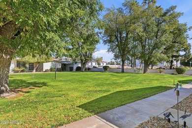 Step into your private sanctuary in the highly coveted 55+ Palm on Sun City-Willow Creek / Willow Brook  in Arizona - for sale on GolfHomes.com, golf home, golf lot