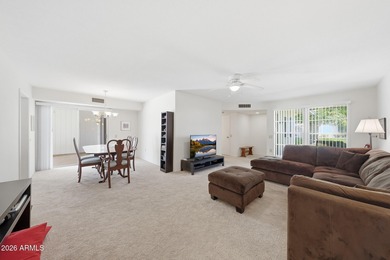 Step into your private sanctuary in the highly coveted 55+ Palm on Sun City-Willow Creek / Willow Brook  in Arizona - for sale on GolfHomes.com, golf home, golf lot