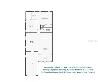 Enjoy easy, resort-inspired living in this beautifully updated on Highland Lakes Executive Golf Course in Florida - for sale on GolfHomes.com, golf home, golf lot