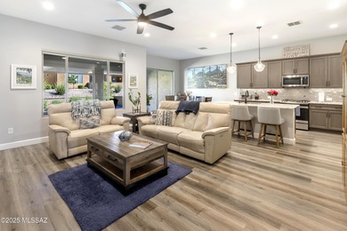 Welcome home to this Stunning Bria model villa, built in 2022 in on Saddlebrooke Ranch Golf Club in Arizona - for sale on GolfHomes.com, golf home, golf lot