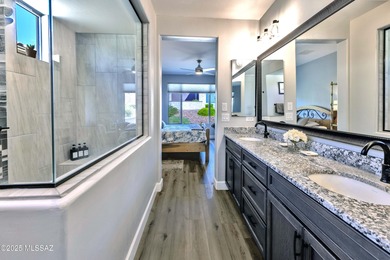 Welcome home to this Stunning Bria model villa, built in 2022 in on Saddlebrooke Ranch Golf Club in Arizona - for sale on GolfHomes.com, golf home, golf lot