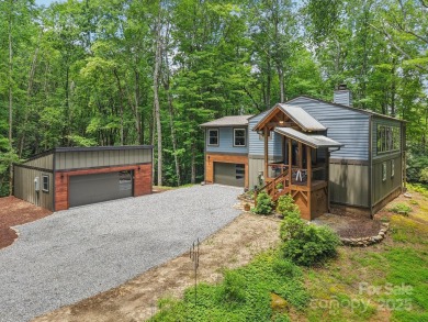 Experience mountain living at its finest in this stunning 4BR/2 on Connestee Falls Golf Club in North Carolina - for sale on GolfHomes.com, golf home, golf lot