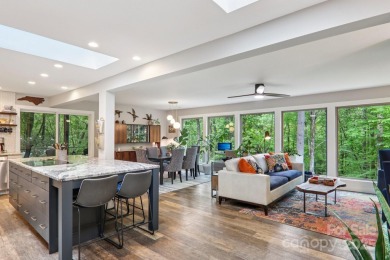Experience mountain living at its finest in this stunning 4BR/2 on Connestee Falls Golf Club in North Carolina - for sale on GolfHomes.com, golf home, golf lot