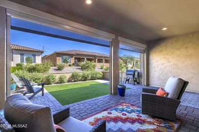Welcome home to this Stunning Bria model villa, built in 2022 in on Saddlebrooke Ranch Golf Club in Arizona - for sale on GolfHomes.com, golf home, golf lot