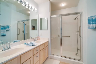 Step through the screened entry to luxury vinyl tile plank on Lexington Country Club in Florida - for sale on GolfHomes.com, golf home, golf lot
