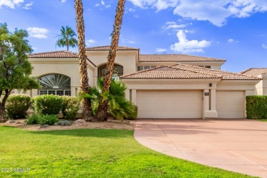 Tucked into a quiet cul-de-sac in the exclusive gated community on Gainey Ranch Golf Club in Arizona - for sale on GolfHomes.com, golf home, golf lot