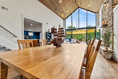 Waterfront custom home w/ one-of-a-kind architecture is a must on Westport Golf Club in North Carolina - for sale on GolfHomes.com, golf home, golf lot