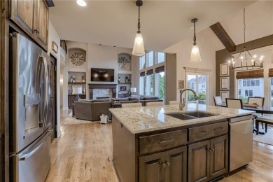 STUNNING is an understatement for this custom 1.5 story home on Staley Farms Golf Club in Missouri - for sale on GolfHomes.com, golf home, golf lot