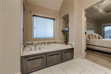 STUNNING is an understatement for this custom 1.5 story home on Staley Farms Golf Club in Missouri - for sale on GolfHomes.com, golf home, golf lot