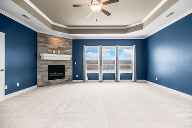 Beautiful 2-story home on Tee Box 12 of the Shawnee Country Club on Shawnee Golf and Country Club in Kansas - for sale on GolfHomes.com, golf home, golf lot