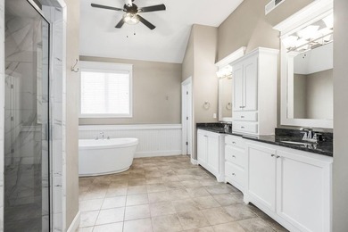 Beautiful 2-story home on Tee Box 12 of the Shawnee Country Club on Shawnee Golf and Country Club in Kansas - for sale on GolfHomes.com, golf home, golf lot