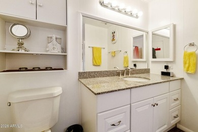 Enjoy easy living in this beautifully maintained 2BR/2BA on Fountain of the Sun Country Club in Arizona - for sale on GolfHomes.com, golf home, golf lot