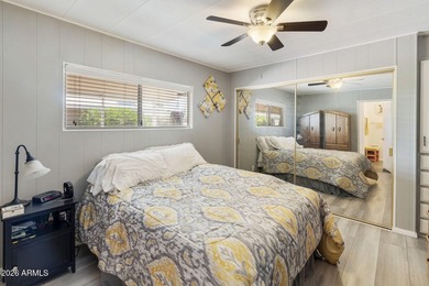 Enjoy easy living in this beautifully maintained 2BR/2BA on Fountain of the Sun Country Club in Arizona - for sale on GolfHomes.com, golf home, golf lot