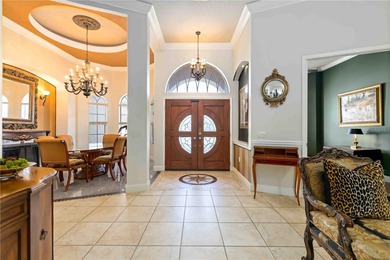 Welcome to this exceptional preserve-view pool home in the gated on River Wilderness Golf and Country Club in Florida - for sale on GolfHomes.com, golf home, golf lot