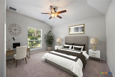 Beautiful stone-adorned home located on a huge lot in the highly on Lago Vista Golf Club in Texas - for sale on GolfHomes.com, golf home, golf lot