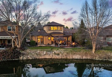 Golf course lifestyle living on a waterfront lot backing to a on BanBury Golf Club in Idaho - for sale on GolfHomes.com, golf home, golf lot