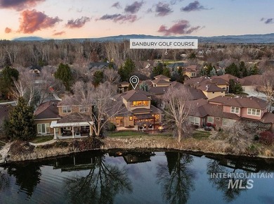 Golf course lifestyle living on a waterfront lot backing to a on BanBury Golf Club in Idaho - for sale on GolfHomes.com, golf home, golf lot