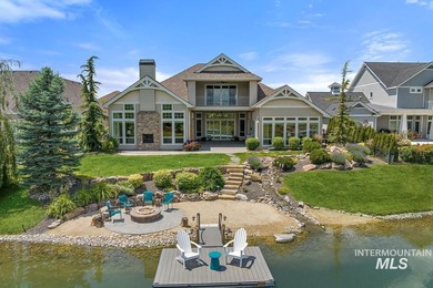Exceptional waterfront living in the prestigious Legacy Lakeside on Eagle Legacy Golf Course in Idaho - for sale on GolfHomes.com, golf home, golf lot