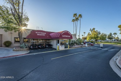 Beautifully maintained end unit condo located in a guard-gated on Scottsdale Shadows in Arizona - for sale on GolfHomes.com, golf home, golf lot
