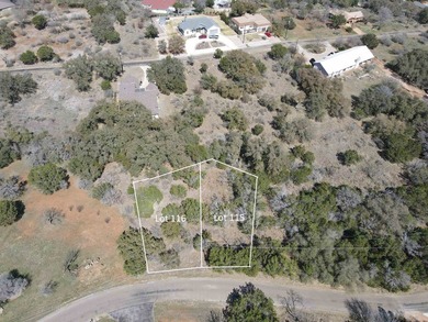 Gently sloping, wooded double lot totalling .67 acre in the on Apple Rock Golf Course - Horseshoe Bay in Texas - for sale on GolfHomes.com, golf home, golf lot