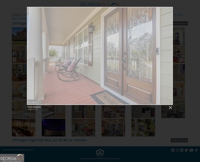 Experience luxury living in this expansive 5,300+ sq ft, 6BR/5BA on Mirror Lake Golf Club in Georgia - for sale on GolfHomes.com, golf home, golf lot