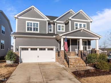 Welcome to this beautifully crafted 5-bedroom, 4-bathroom home on The Club At Twelve Oaks in North Carolina - for sale on GolfHomes.com, golf home, golf lot