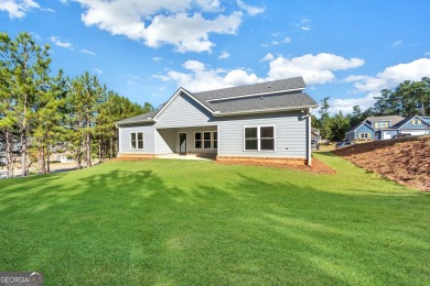 Nestled on the corner lot is an absolute gorgeous new on Canongate At Healy Point Country Club in Georgia - for sale on GolfHomes.com, golf home, golf lot