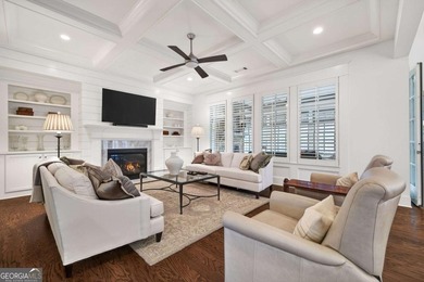 This STUNNING home nestled on the COVETED END LOT of the on North Fulton Golf Course in Georgia - for sale on GolfHomes.com, golf home, golf lot