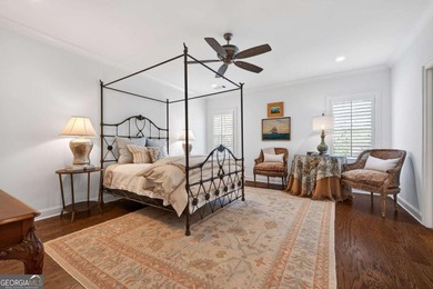 This STUNNING home nestled on the COVETED END LOT of the on North Fulton Golf Course in Georgia - for sale on GolfHomes.com, golf home, golf lot