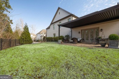 This STUNNING home nestled on the COVETED END LOT of the on North Fulton Golf Course in Georgia - for sale on GolfHomes.com, golf home, golf lot