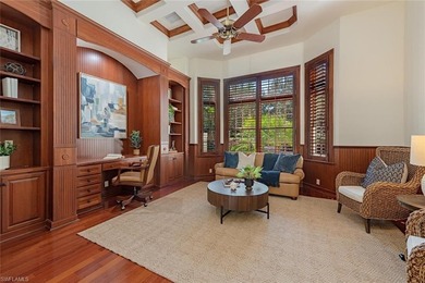 Tucked away on a quiet, tree-lined street in the exclusive on Colliers Reserve Country Club in Florida - for sale on GolfHomes.com, golf home, golf lot