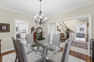 Discover a distinguished Tudor-style home by builder Jim Lambie on Leawood South Country Club in Kansas - for sale on GolfHomes.com, golf home, golf lot