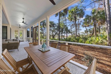 New construction on very private lot overlooking the Colleton on Callawassie Island Club in South Carolina - for sale on GolfHomes.com, golf home, golf lot