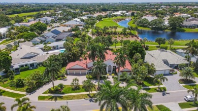 Gorgeous sun-filled custom home with 16' soaring ceilings on Delaire Golf and Country Club in Florida - for sale on GolfHomes.com, golf home, golf lot