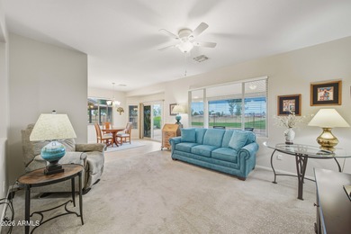Morning light spills across manicured greens, greeting the day on Springfield Golf Resort in Arizona - for sale on GolfHomes.com, golf home, golf lot