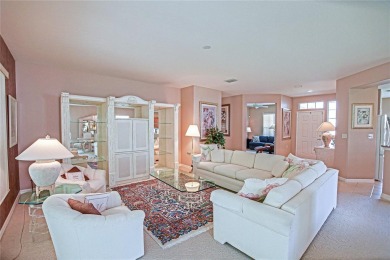 Fabulous Santa Rosa model boasts brick pavers on driveway and on Eagle Ridge At Spruce Creek Country Club in Florida - for sale on GolfHomes.com, golf home, golf lot