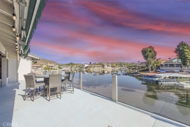 Welcome home to your stunning waterfront retreat, a single-level on Canyon Lake Country Club in California - for sale on GolfHomes.com, golf home, golf lot