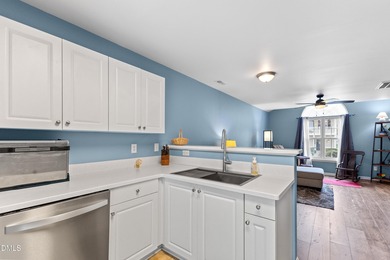 Welcome to this charming one-bedroom end-unit townhome nestled on Hedingham Golf and Athletic Club in North Carolina - for sale on GolfHomes.com, golf home, golf lot