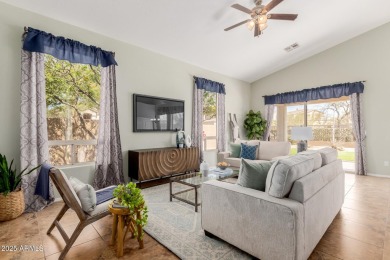 Welcome home to this gorgeous single-story, 3BR/2BA split-level on Las Sendas Golf Club in Arizona - for sale on GolfHomes.com, golf home, golf lot
