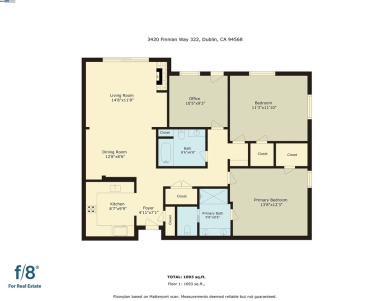 ***IMMACULATE THIRD FLOOR CORNER END UNIT*** Perfect blend of on Dublin Ranch Golf Course in California - for sale on GolfHomes.com, golf home, golf lot