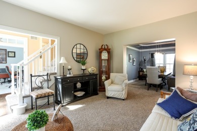Discover elegance and the perfect home for entertaining in this on Boulder Ridge Country Club in Illinois - for sale on GolfHomes.com, golf home, golf lot