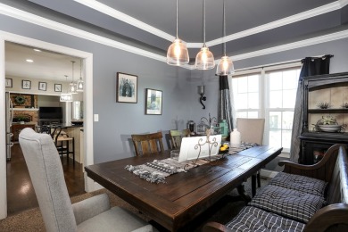 Discover elegance and the perfect home for entertaining in this on Boulder Ridge Country Club in Illinois - for sale on GolfHomes.com, golf home, golf lot