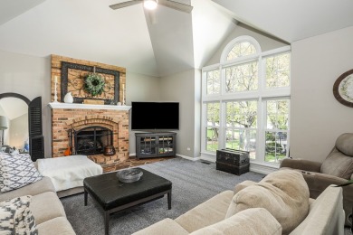 Discover elegance and the perfect home for entertaining in this on Boulder Ridge Country Club in Illinois - for sale on GolfHomes.com, golf home, golf lot