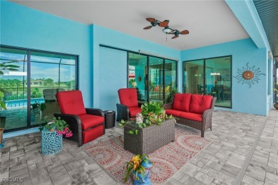 WOW! 2024 Gulf Access Pool Home on a Wide Canal - One Bridge to on Burnt Store Golf Club in Florida - for sale on GolfHomes.com, golf home, golf lot