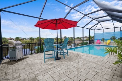 WOW! 2024 Gulf Access Pool Home on a Wide Canal - One Bridge to on Burnt Store Golf Club in Florida - for sale on GolfHomes.com, golf home, golf lot
