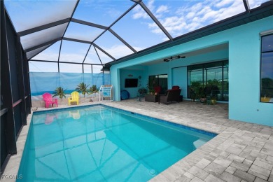 WOW! 2024 Gulf Access Pool Home on a Wide Canal - One Bridge to on Burnt Store Golf Club in Florida - for sale on GolfHomes.com, golf home, golf lot