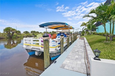 WOW! 2024 Gulf Access Pool Home on a Wide Canal - One Bridge to on Burnt Store Golf Club in Florida - for sale on GolfHomes.com, golf home, golf lot